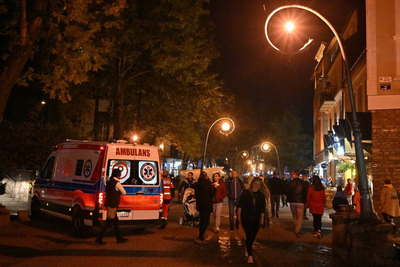 Bilans sylwestra w Zakopanem. Bójki, alkohol, potrącony pieszy