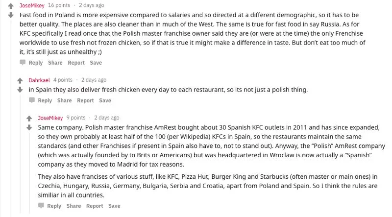 Głównym franczyzobiorcą KFC w Polsce jest holding AmRest.