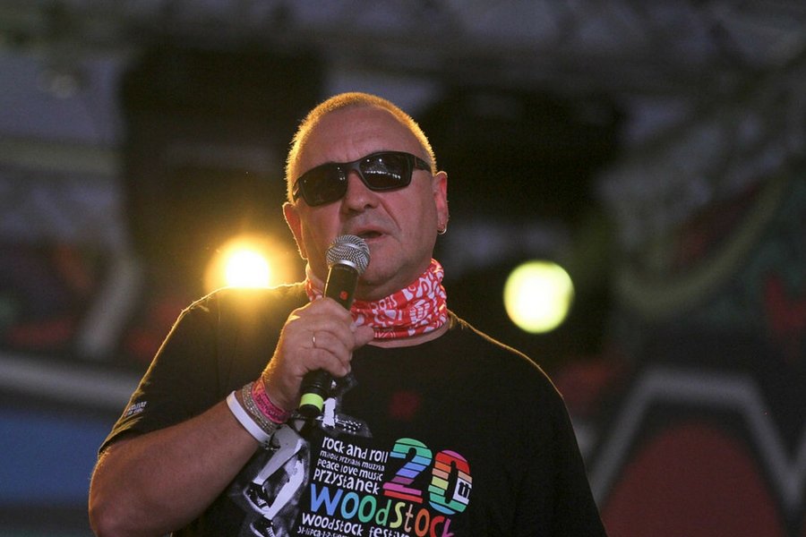 Jurek Owsiak podczas Przystanku Woodstock