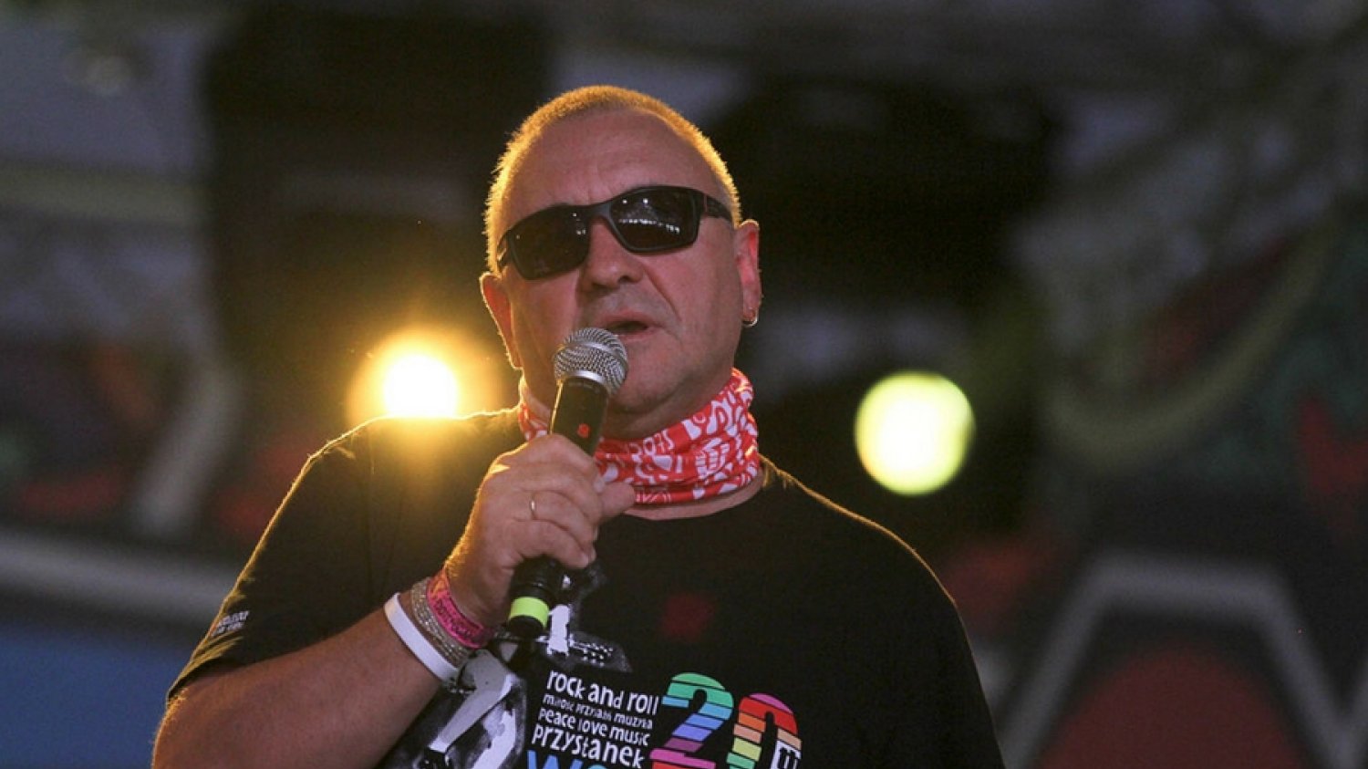 Jurek Owsiak podczas Przystanku Woodstock