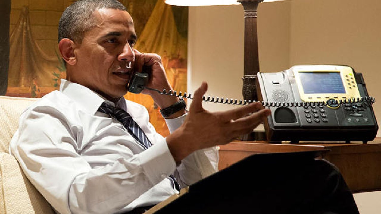 Barack Obama oświadczył, że Stany Zjednoczone na razie nie będą dozbrajać ukraińskiej armii