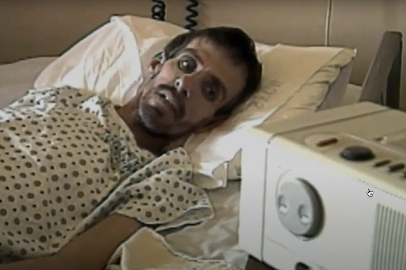 Mężczyzna umierający na AIDS (zdjęcie ilustracyjne)