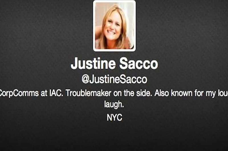 Justine Sacco jednym tweetem wzbudziła ogromne kontrowersje.