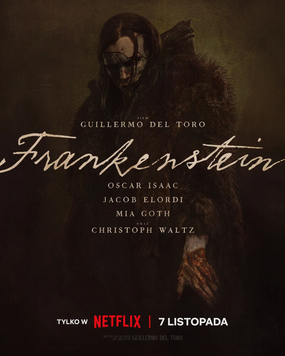 Plakat "Frankensteina" Guillermo del Toro