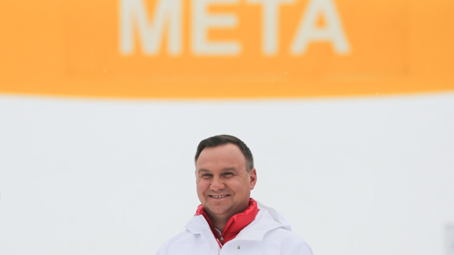 Andrzej Duda na nartach. Zdjęcie z pobytu w Rabce Zdrój w 2018 r.