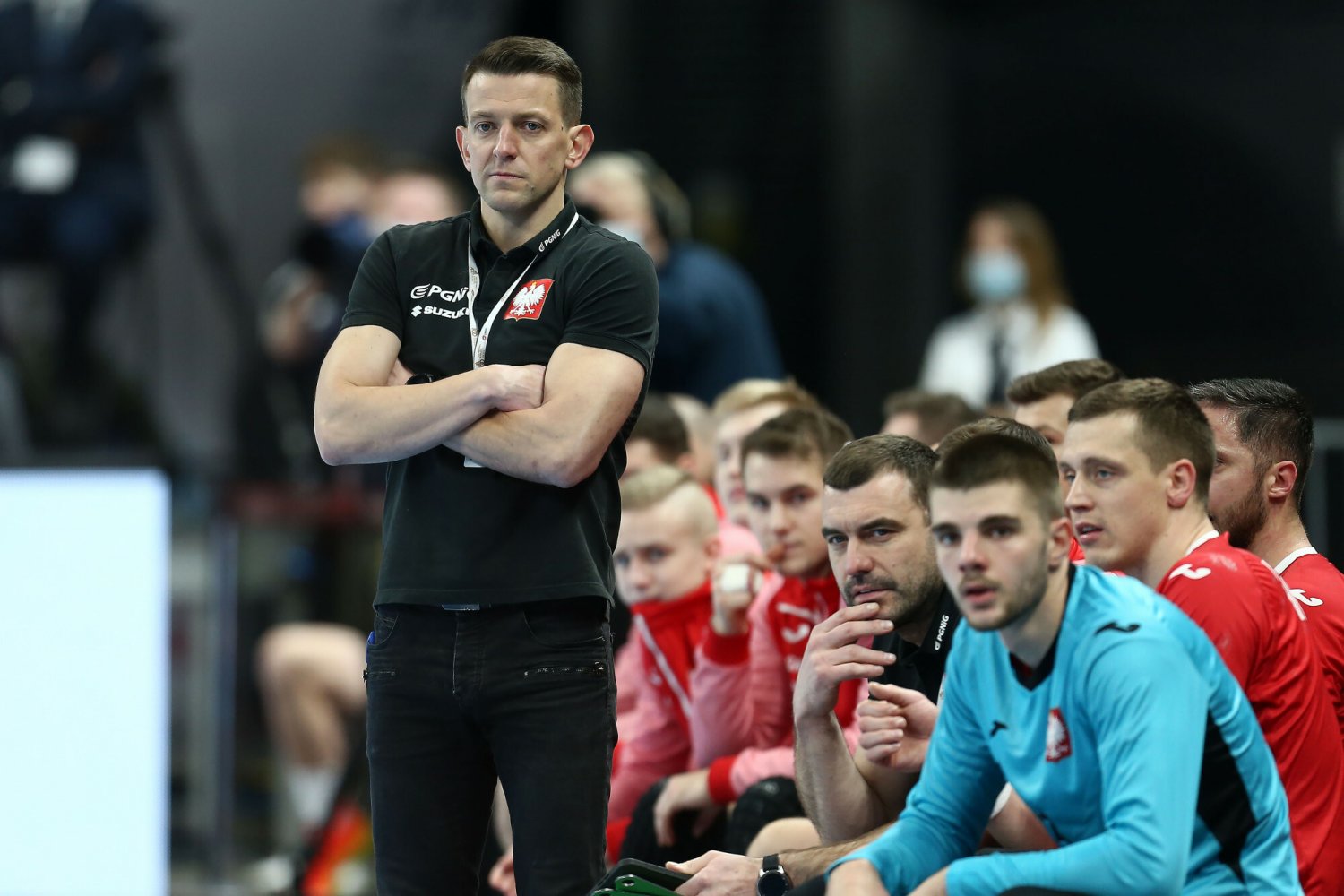 Trener Patryk Rombel