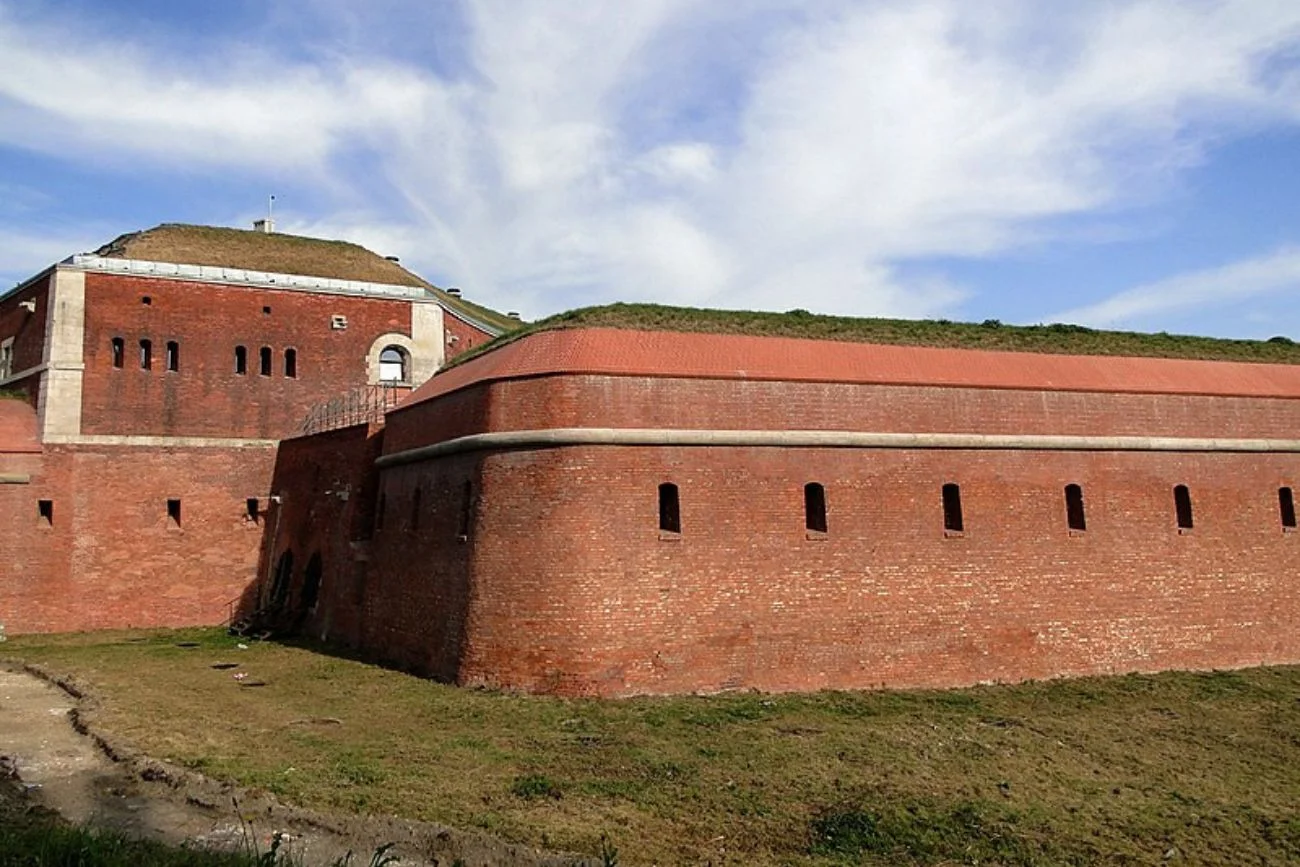 Fragment Twierdzy w Zamościu.