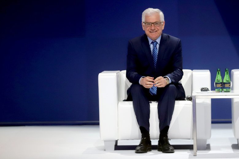 Jacek Czaputowicz mówił w poniedziałek o rosyjskiej napaści na morzu... Azorskim.