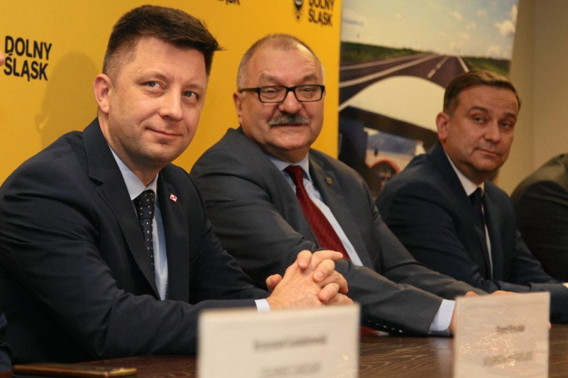 To dzięki Michałowi Dworczykowi, Marcin Gwóźdź (po prawej) politycznie awansował.