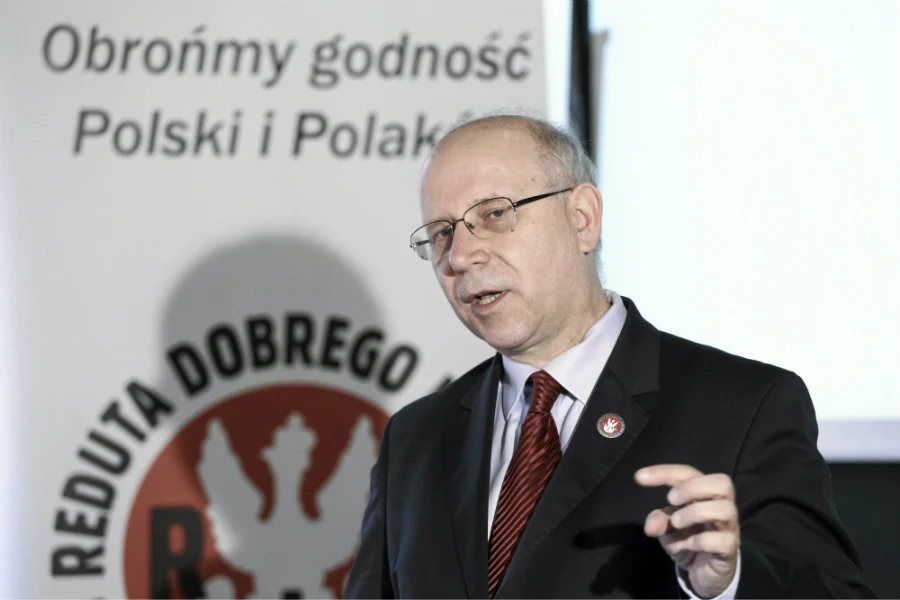 Prezes Reduty Dobrego Imienia Maciej Świrski.