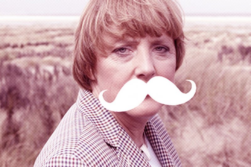 Blog z przerobionymi fotografiami Angeli Merkel stał się w ostatnich dniach hitem w niemieckim internetem.