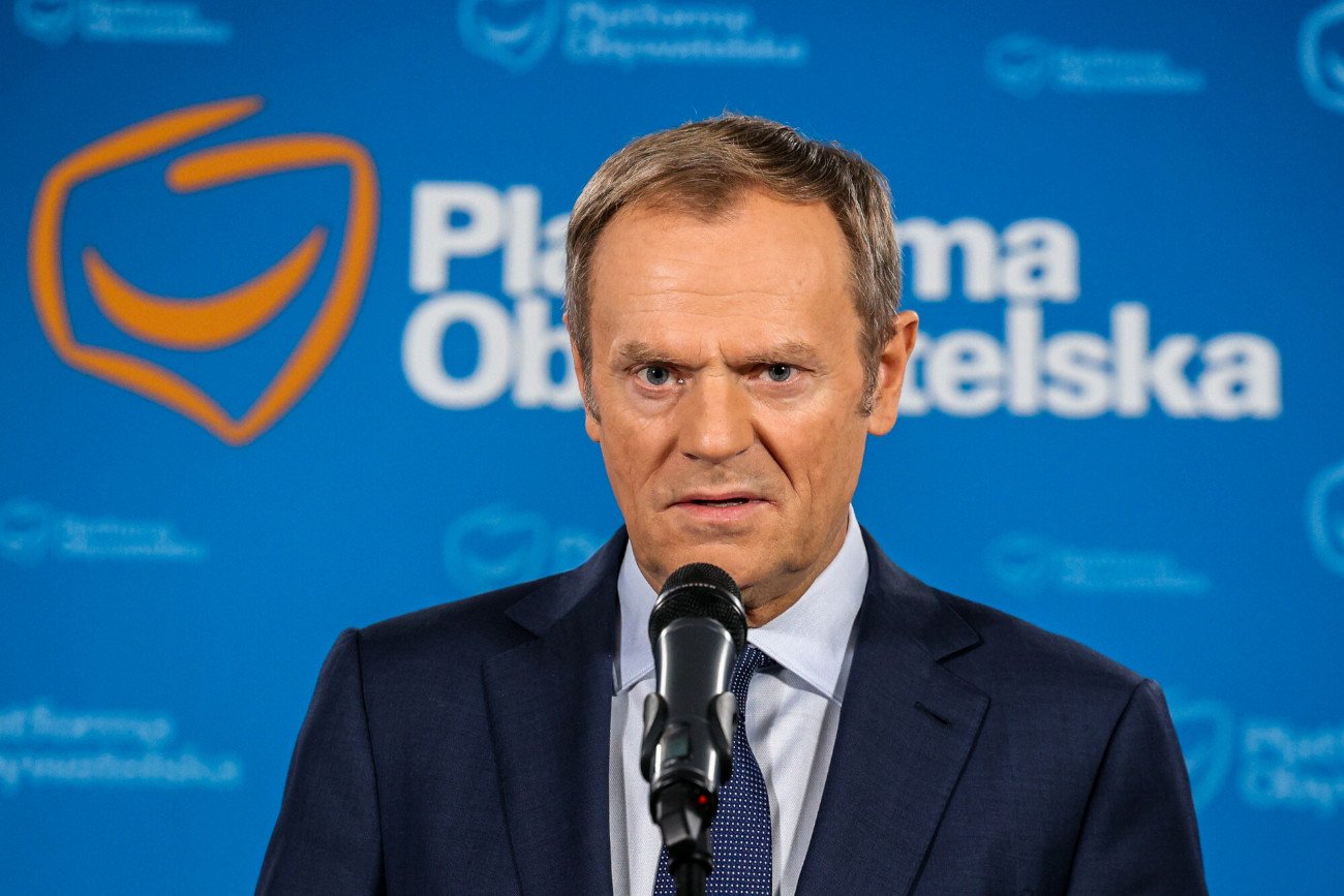 Donald Tusk przemawiał na konwencji KOD.