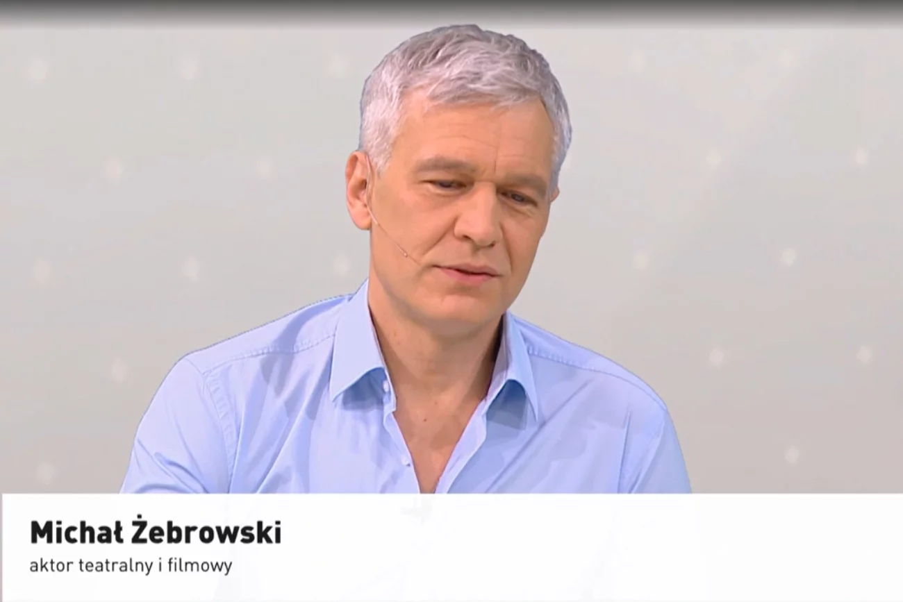 Michał Żebrowski pojawił się na antenie TVP Info. Michał Żebrowski pojawił się na antenie TVP Info.