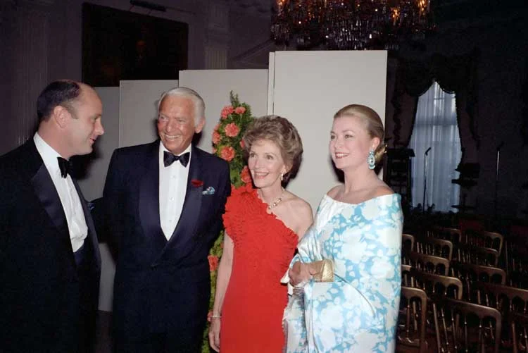 Z Nancy Reagan rok przed tragiczną śmiercią.