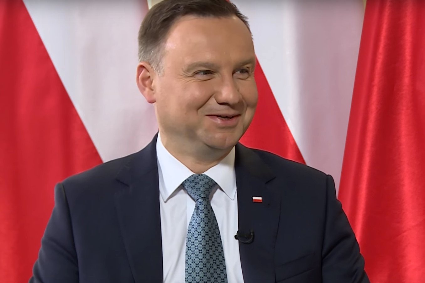 Andrzej Duda rozbawił sam siebie.