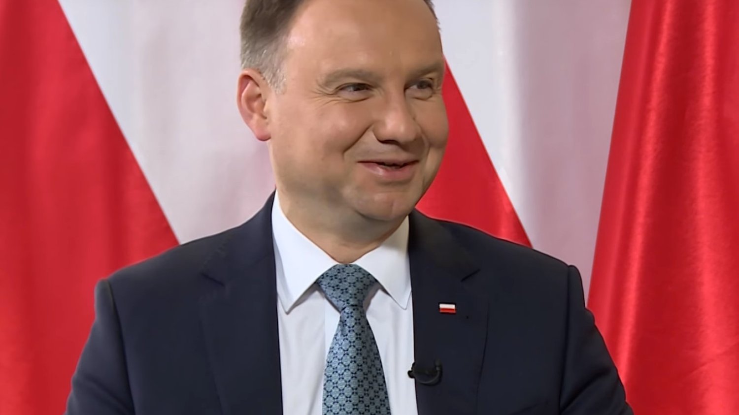 Andrzej Duda rozbawił sam siebie.