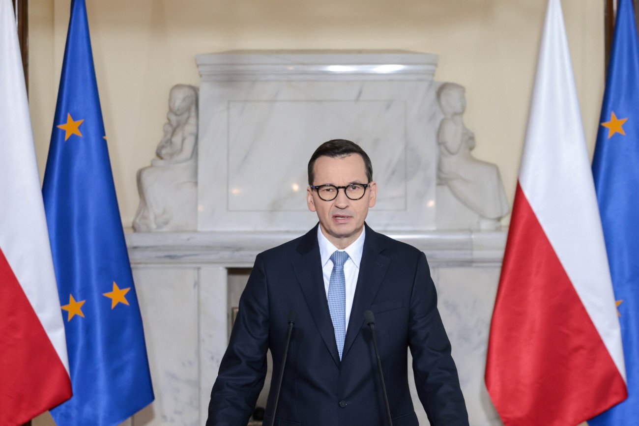 Premier Morawiecki wygłosił orędzie do Polaków. Do końca uderzał w Tuska