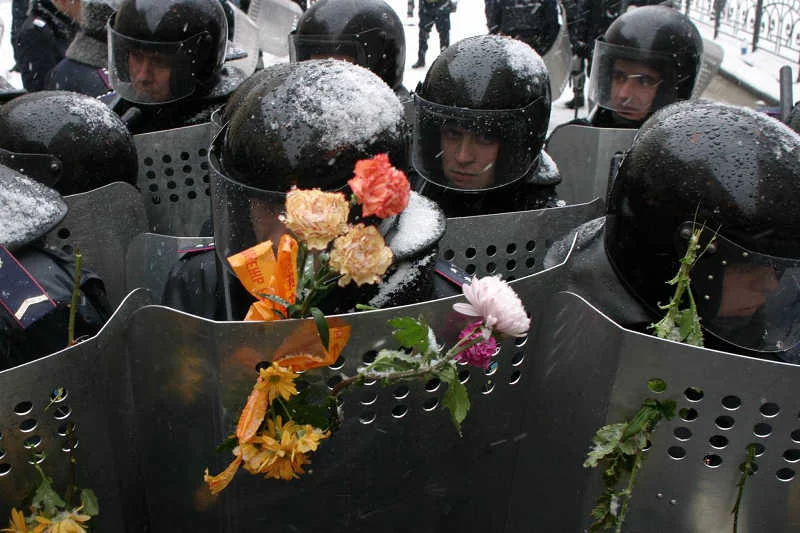 Czy na Ukrainie znowu zobaczymy sceny jak z pomarańczowej rewolucji (na zdjęciu)?