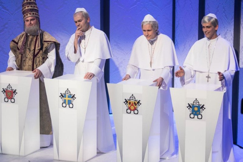 Papież Franciszek w konkursie Telewizji Narodowej miał... przechlapane. Mógł wygrać tylko jeden papież.