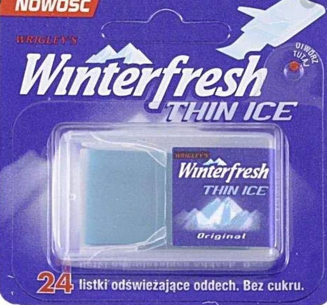 Listki miętowe Winter Fresh Thin Ice