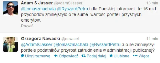 Minister Adam Jasser broni rządu, zastępca redaktora naczelnego "Pulsu Biznesu" Grzegorz Nawacki go punktuje.