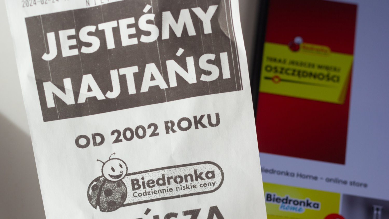 UOKiK interweniował w Biedronce i Lidlu. Paragony mają czytelnie pokazywać promocje