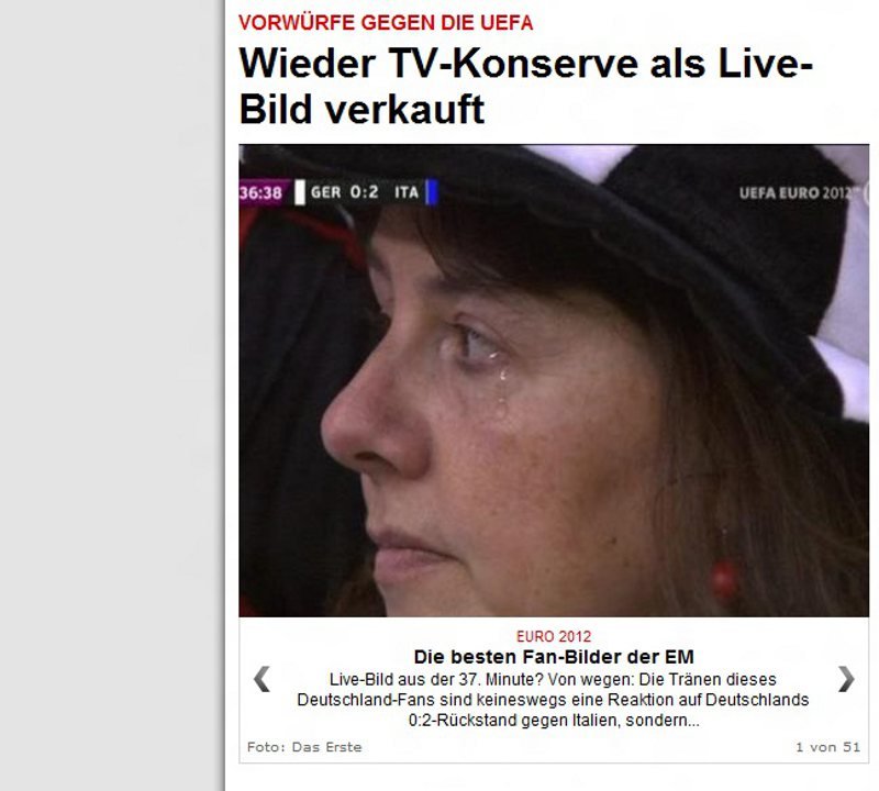 Niemieckie media podniosły larum przeciwko UEFA