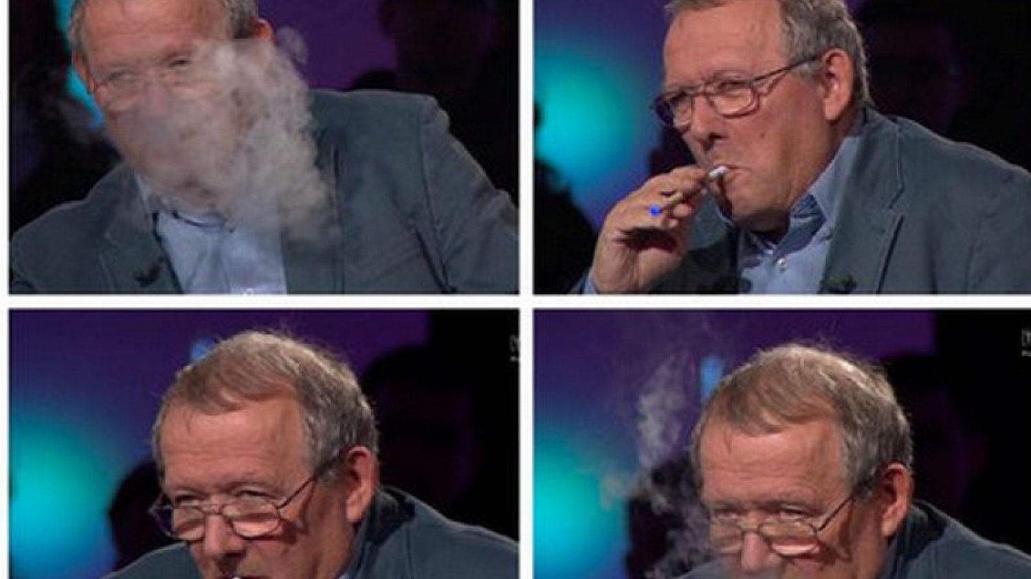 Mało kto słuchał tego, co Michnik miał do powiedzenia – wszyscy skupili się na e-papierosie.
