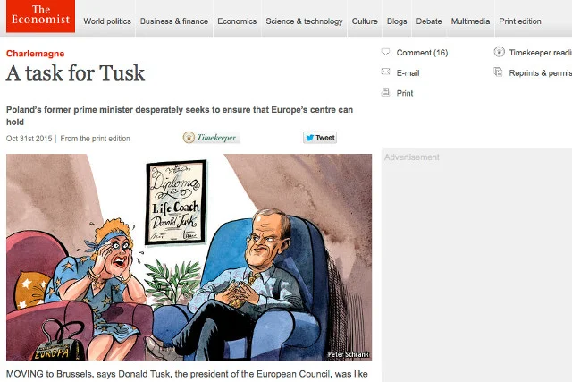 Donald Tusk stał się bohaterem artykułu tygodnika "The Economist"