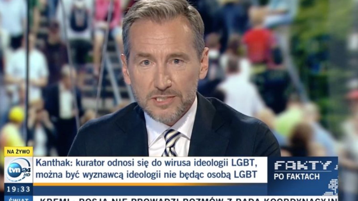 Piotr Kraśko zaorał posła Solidarnej Polski.
