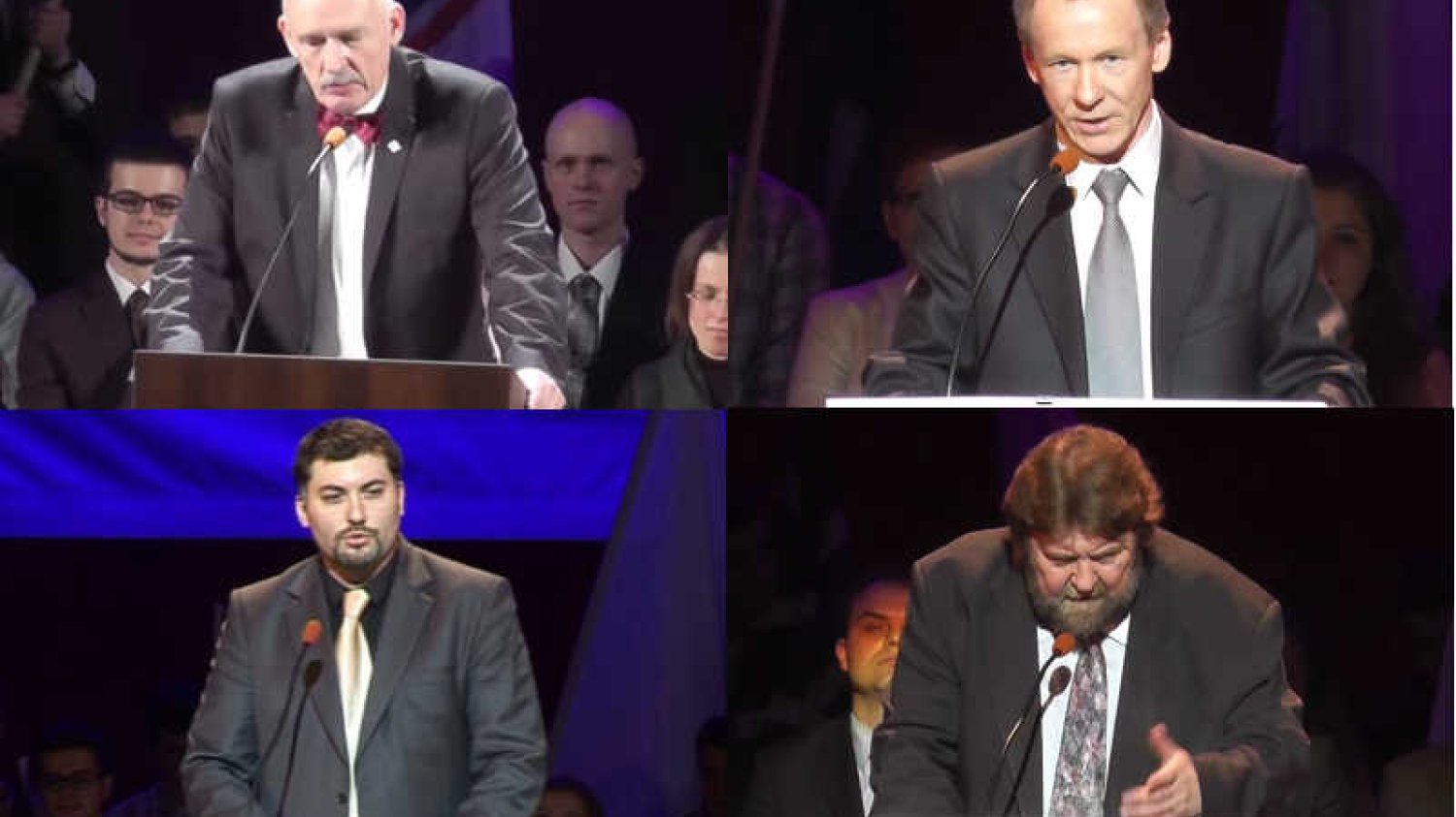 Janusz Korwin-Mikke zabierze ze sobą do Brukseli trzech współpracowników.