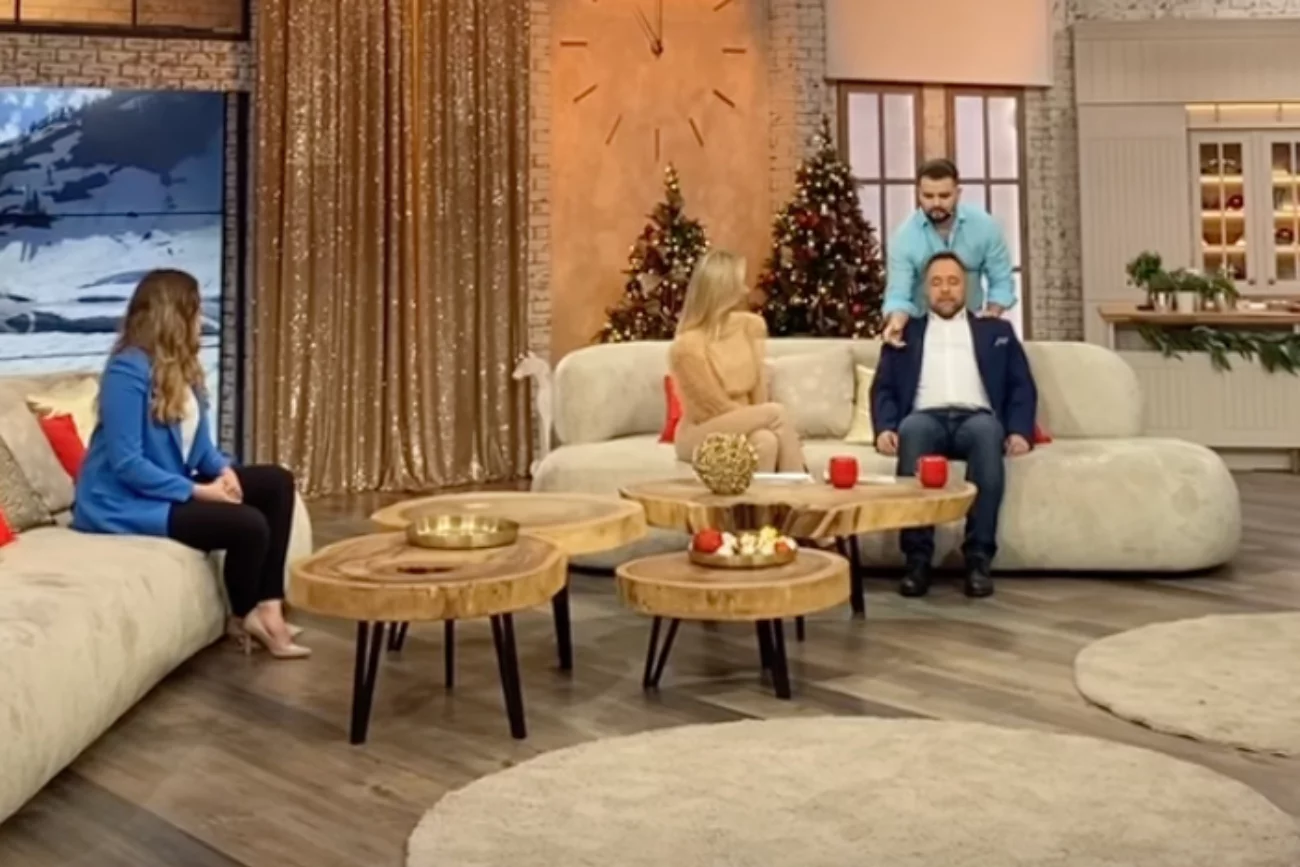 Łukasz Nowicki poddał się hipnozie w "Pytaniu na Śniadanie" TVP