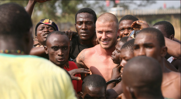 David Beckham w Sierra Leone