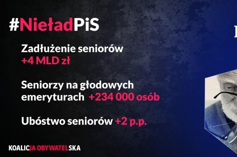 #NieładPiS - pod takim hasłem przedstawiciele Koalicji Obywatelskiej krytykują nowy program obozu władzy.