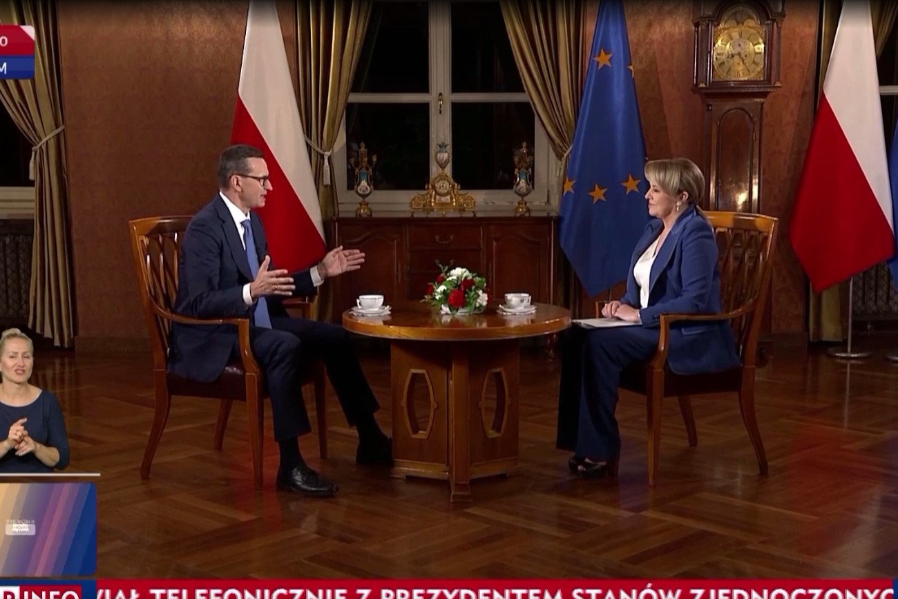 W czwartek kamery TVP zawitały do Kancelarii Premiera