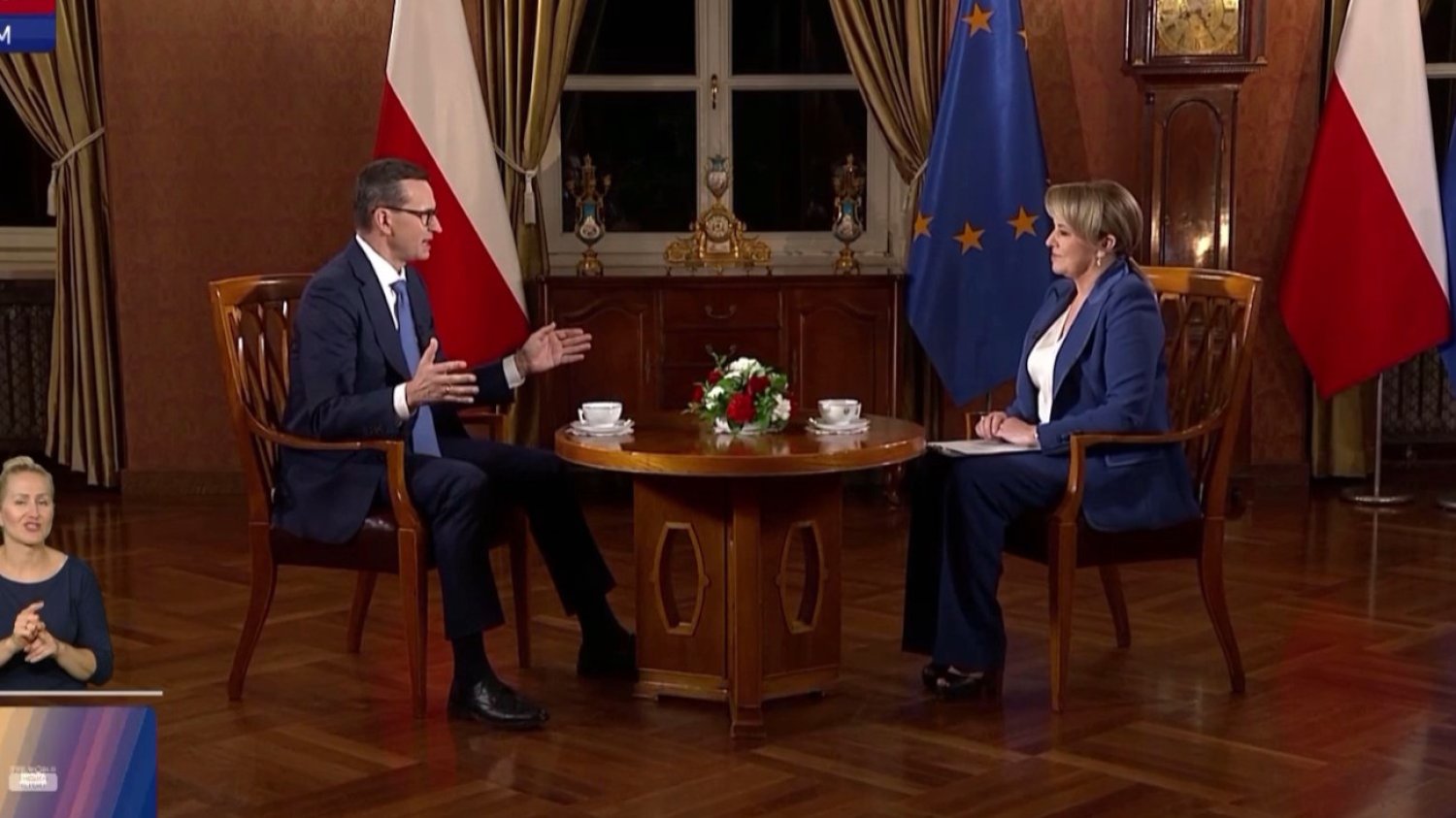 W czwartek kamery TVP zawitały do Kancelarii Premiera