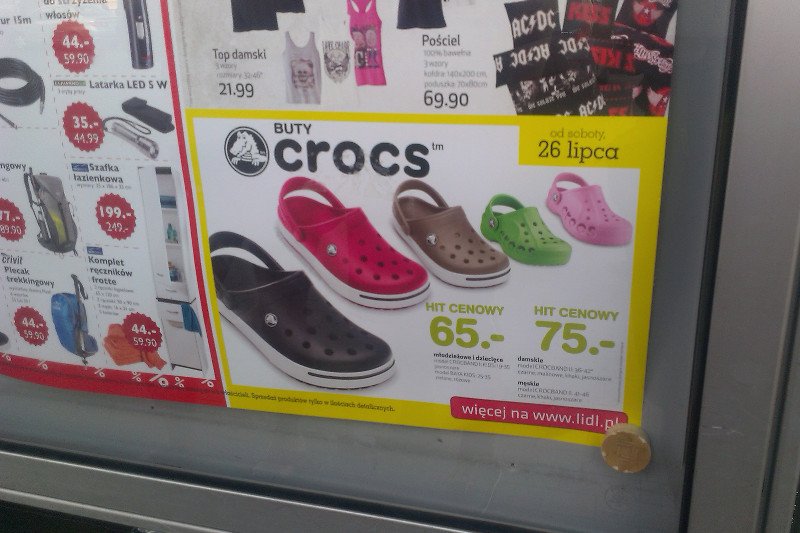 Crocsy wracają do Lidla. Klient: "Będzie walka"