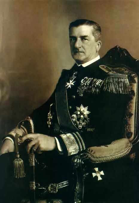 Admirał Miklos Horthy, regent Królestwa Węgier.