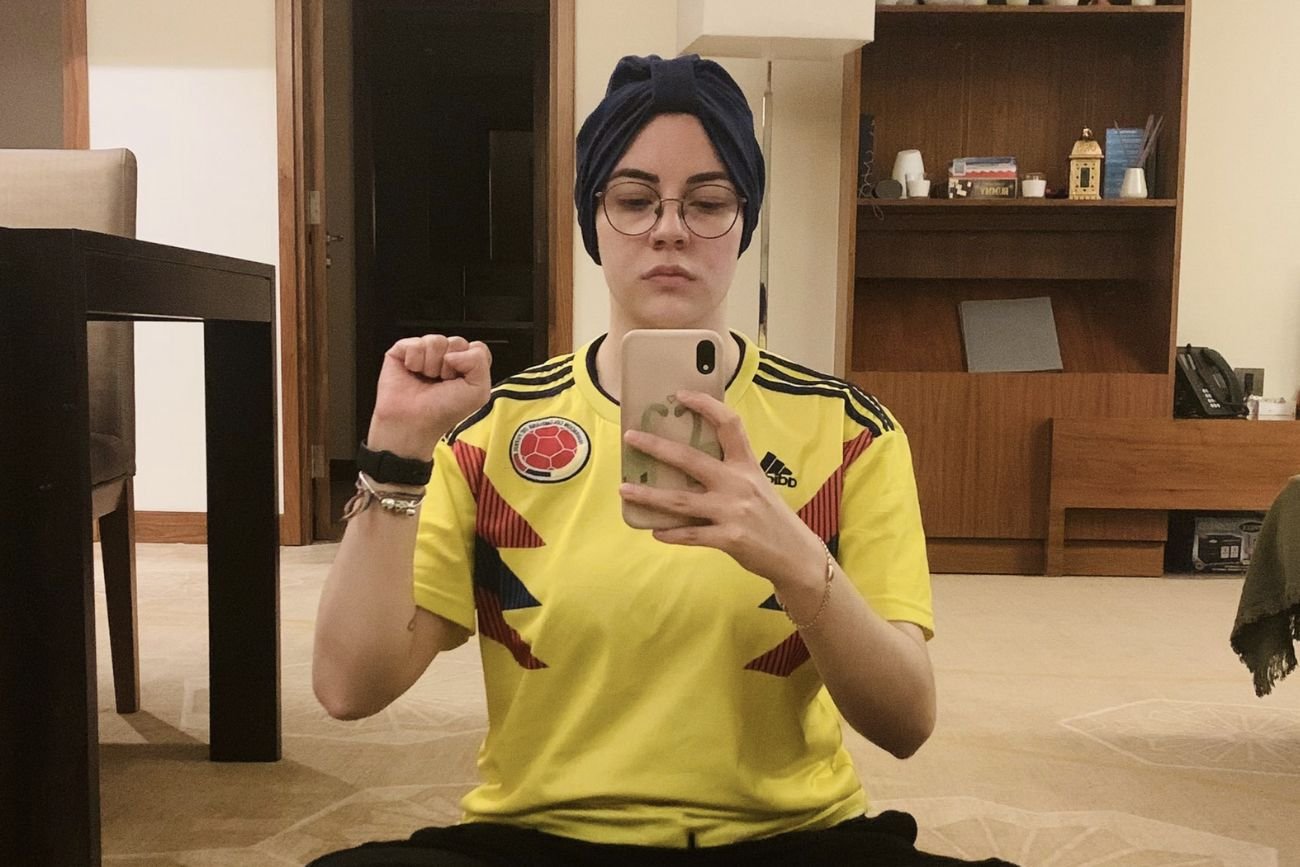 Paola Schietekat, Meksykanka, która pomagała w organizacji Mistrzostw Świata w Katarze.