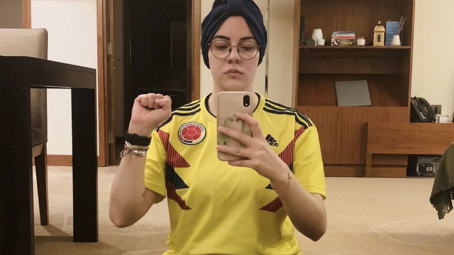 Paola Schietekat, Meksykanka, która pomagała w organizacji Mistrzostw Świata w Katarze.