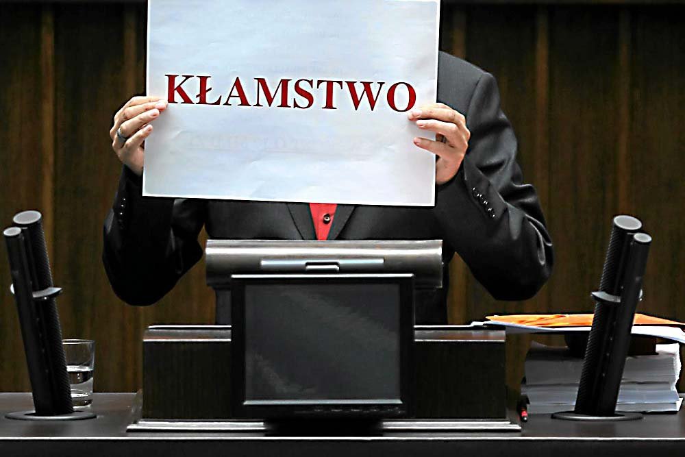 Kłamstwo w Sejmie