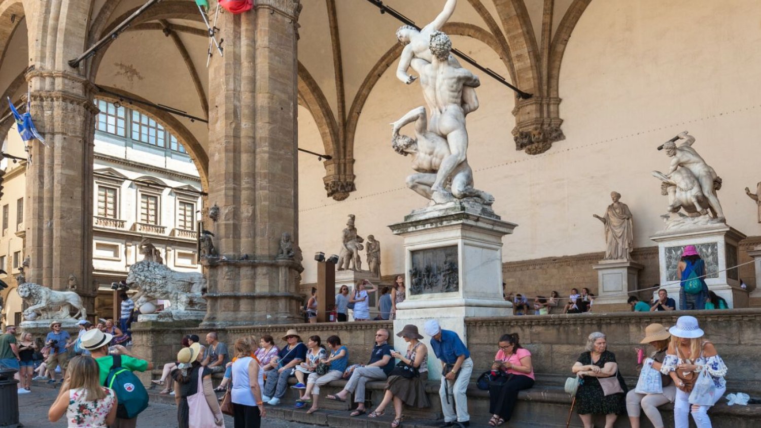Turyści we Florencji Turyści we Florencji
