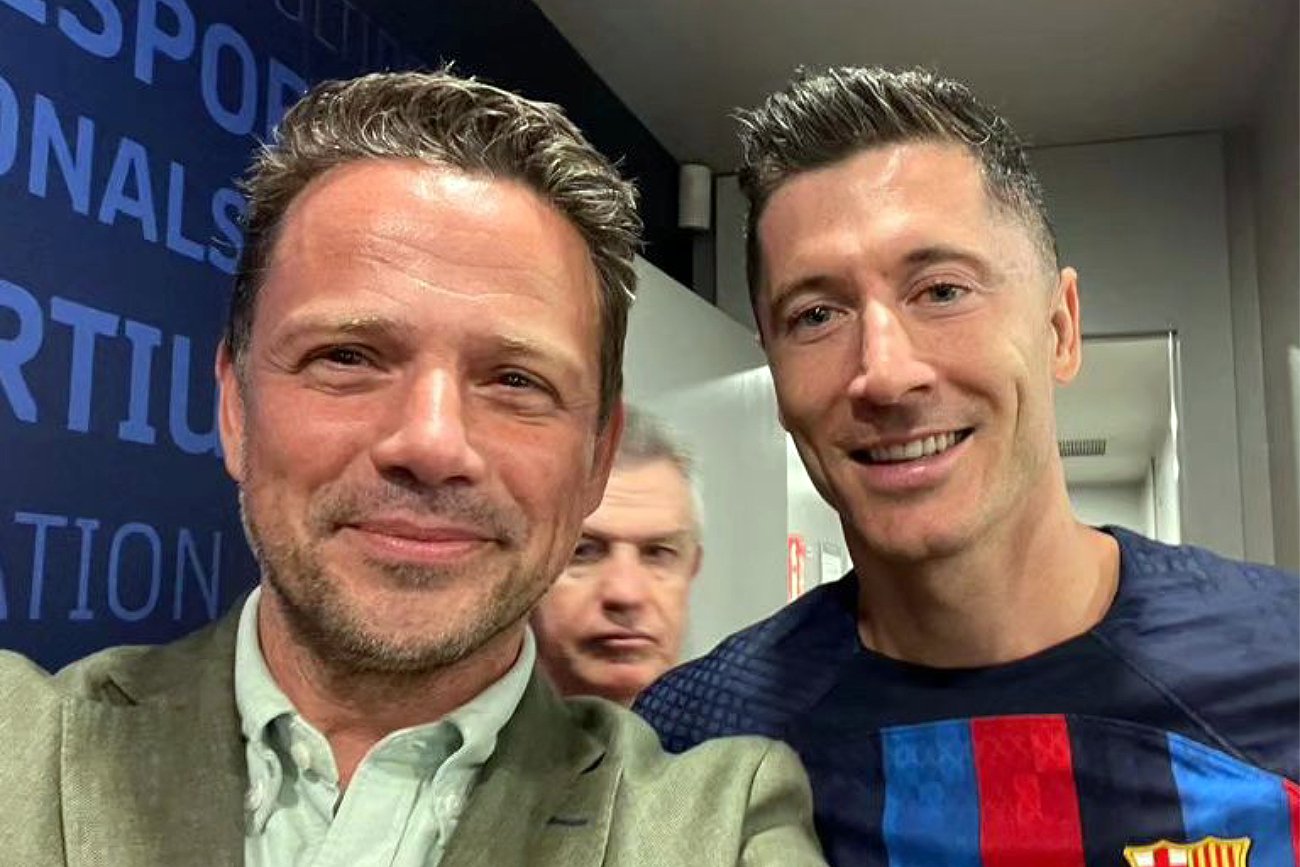 Rafał Trzaskowski pochwalił się zdjęciem z Robertem Lewandowskim.