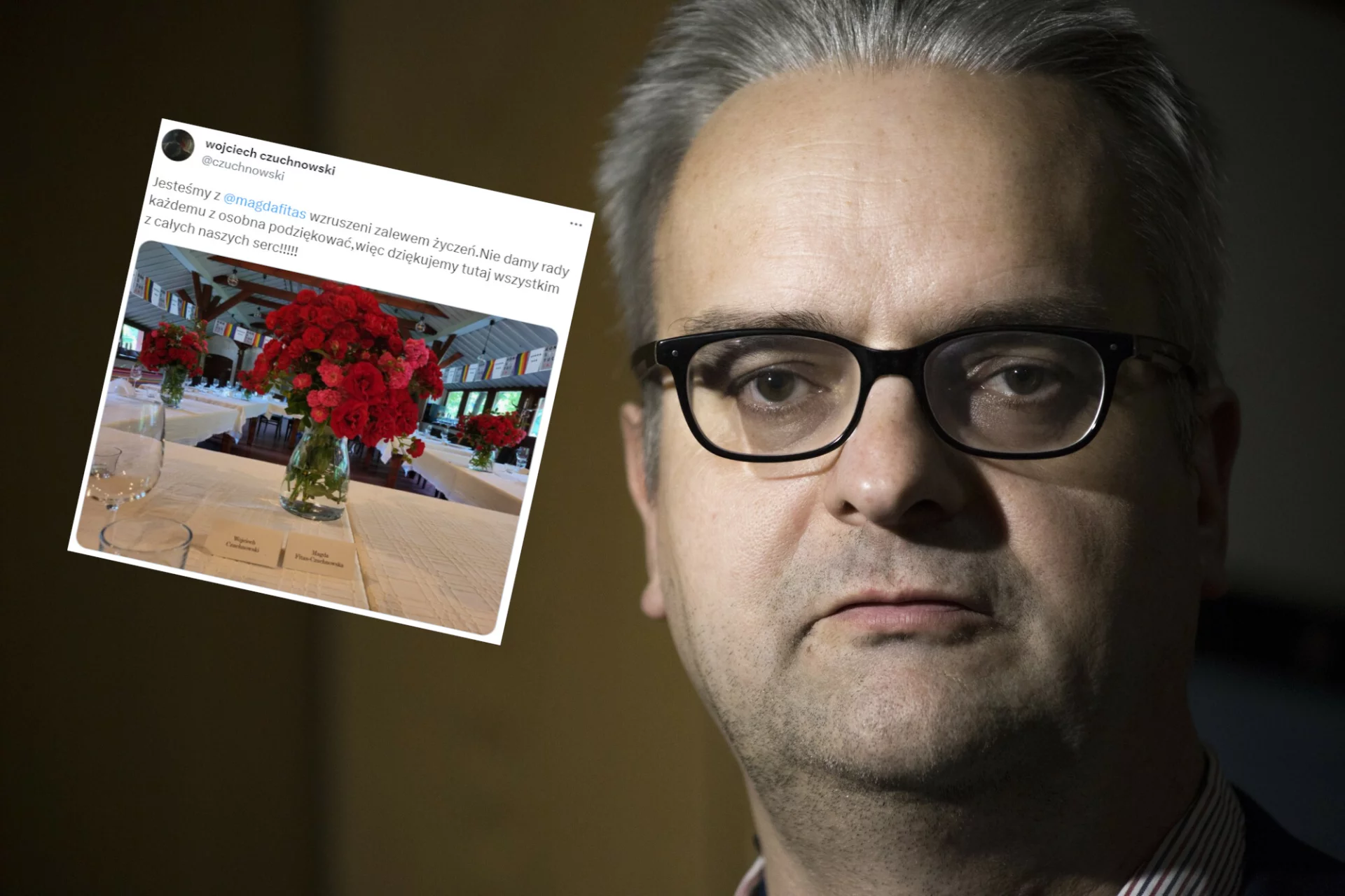 Wojciech Czuchnowski zszokował zwolenników PiS wystrojem sali weselnej.