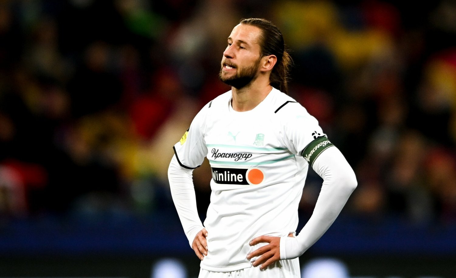 Grzegorz Krychowiak w barwach FK Krasnodar, którego piłkarzem został latem