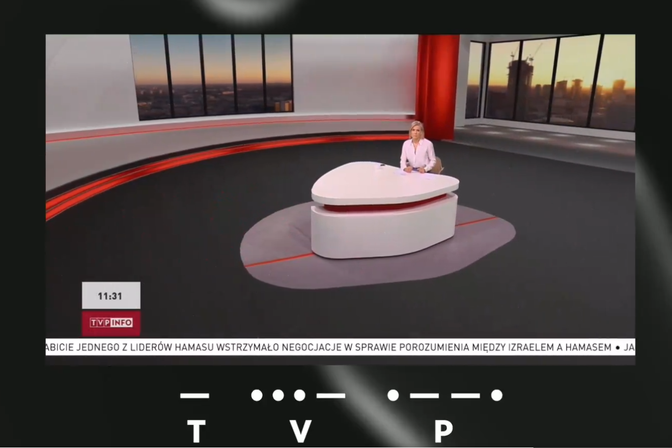 Ukryta wiadomość w czołówce TVP Info. Wiemy, co oznacza ten kod