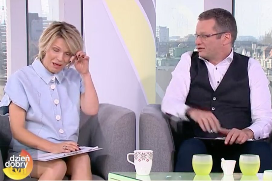 Magdalena Mołek nie mogła powstrzymać łez po opowieści braci Tomasza Komendy.