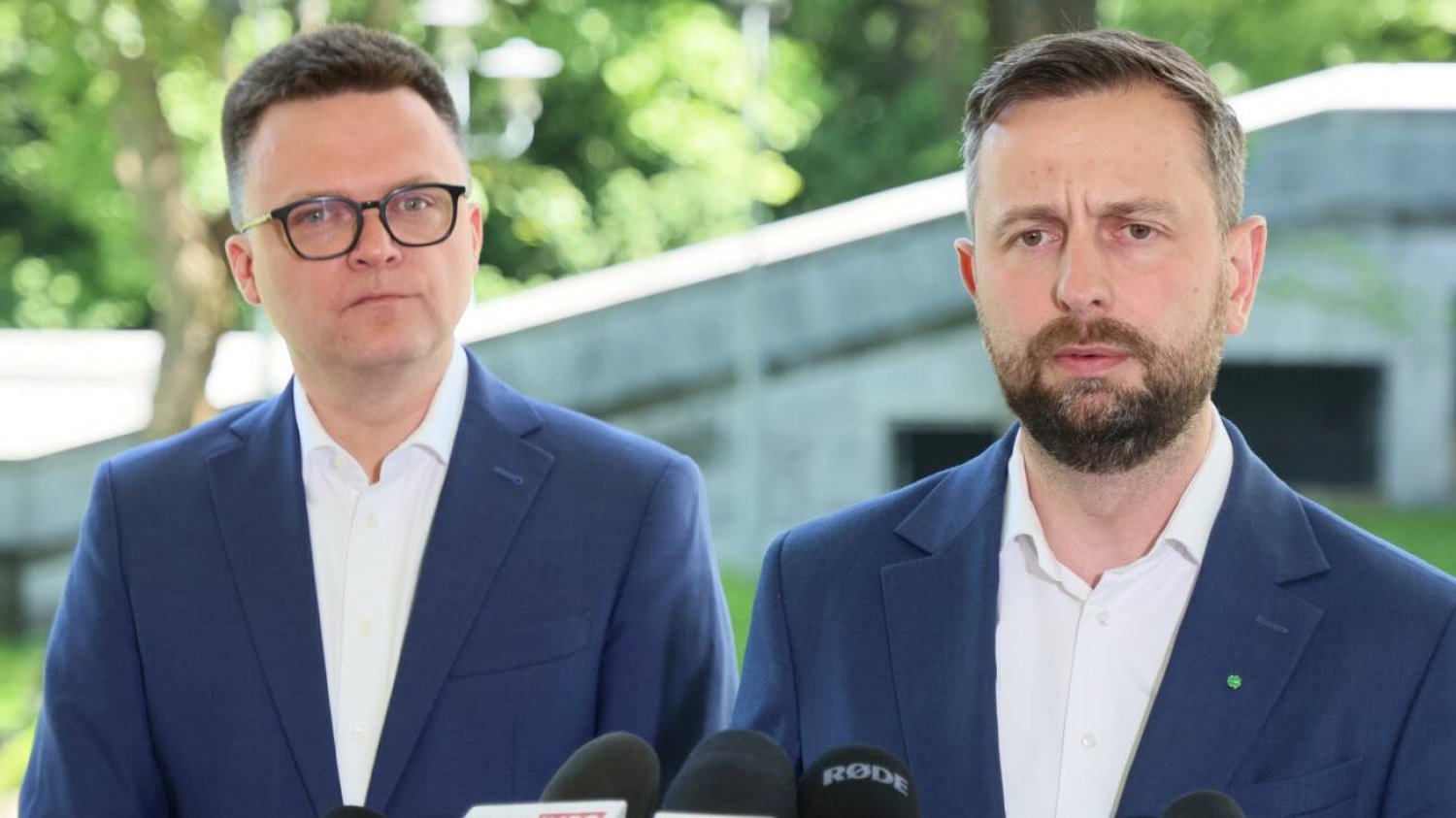 Szymon Hołownia i Władysław Kosiniak-Kamysz