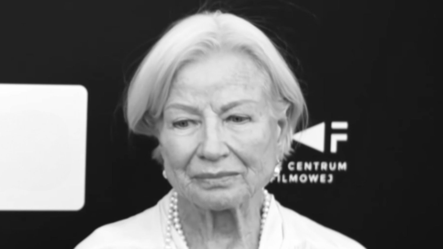 Bożena Dykiel na odsłonięciu swojej gwiazdy w Łódzkiej Alei Gwiazd