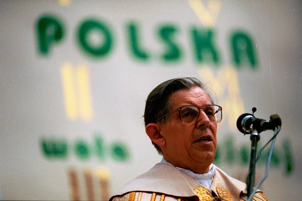 Kardynał Józef Glemp w 1995 roku